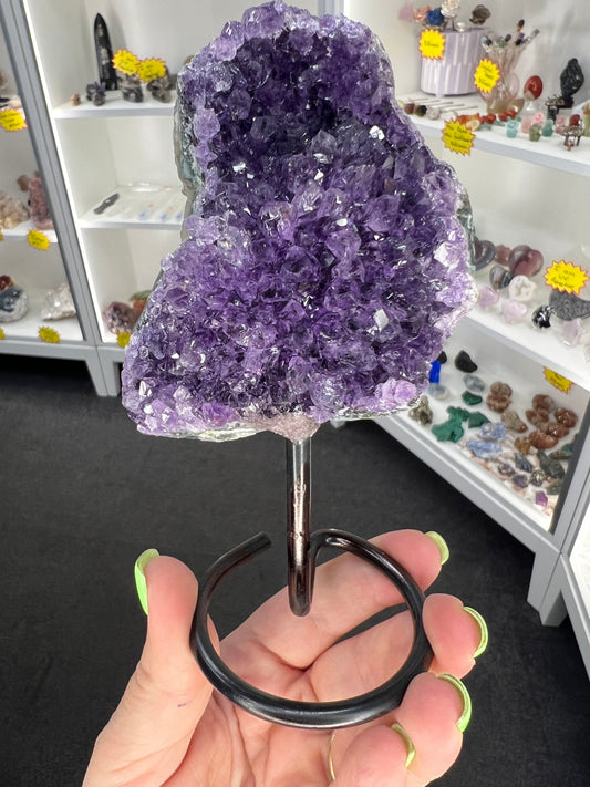 Amethyst Cluster on Stand