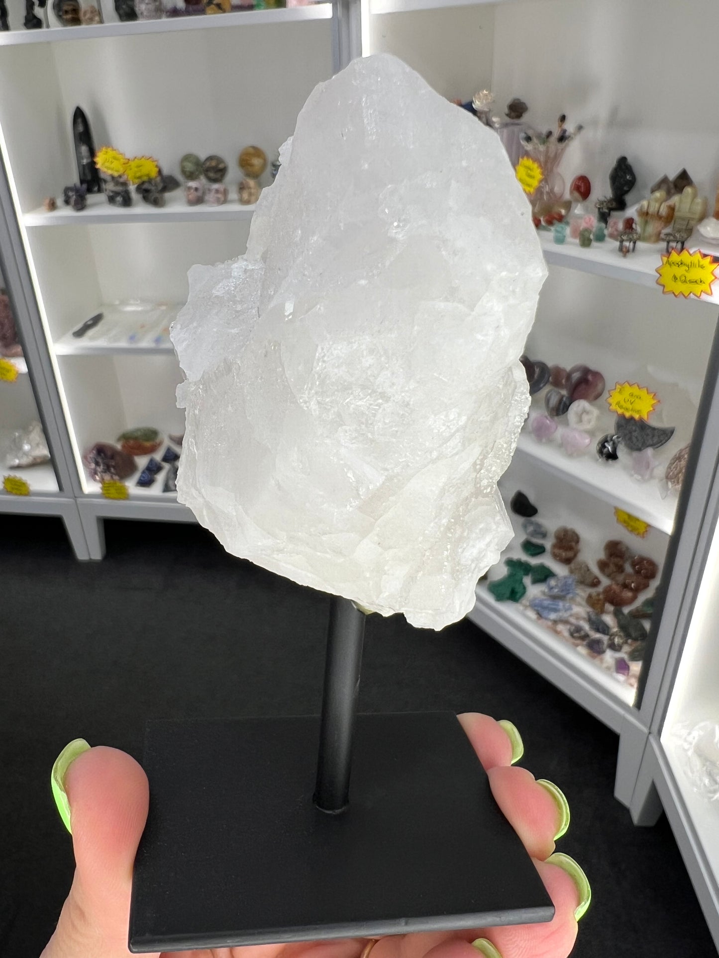 Clear Quartz on Stand