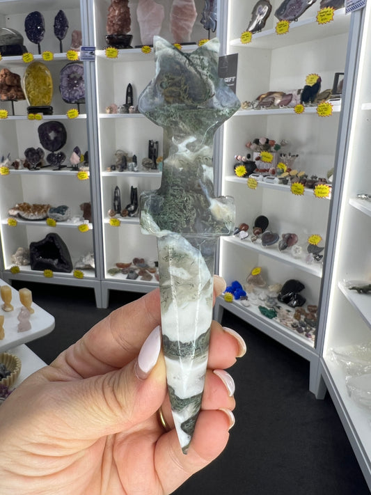 Moss Agate Dagger