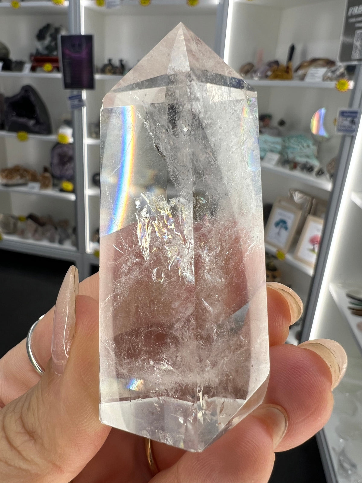 Clear Quartz Tower