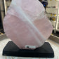 Rose Quartz Slab on Base