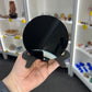 Black Obsidian Mirror with Stand