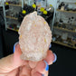 Rose Quartz in Resin Owl