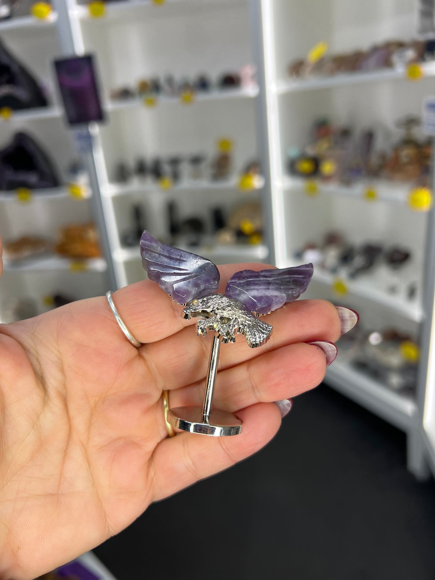 Chevron / Dream Amethyst Eagle