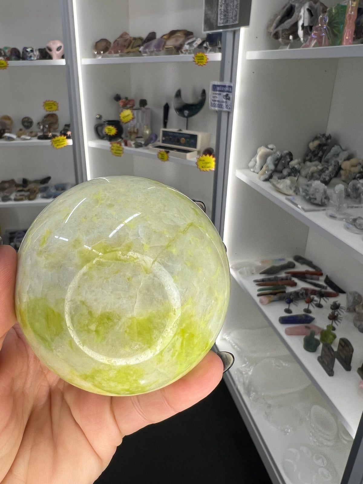 Xiu Jade Sphere on Stand