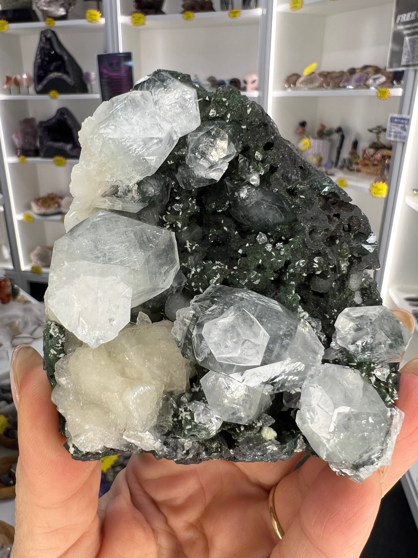 Apophyllite x Stilbite Specimen
