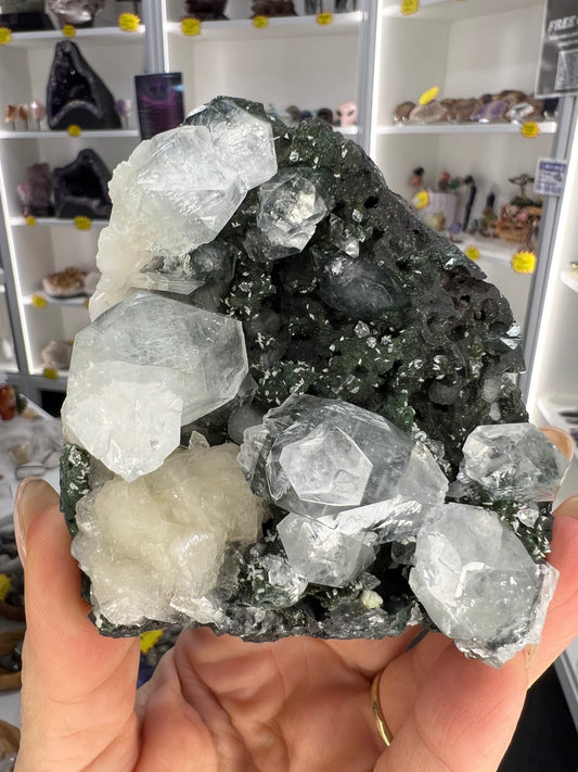 Apophyllite x Stilbite Specimen