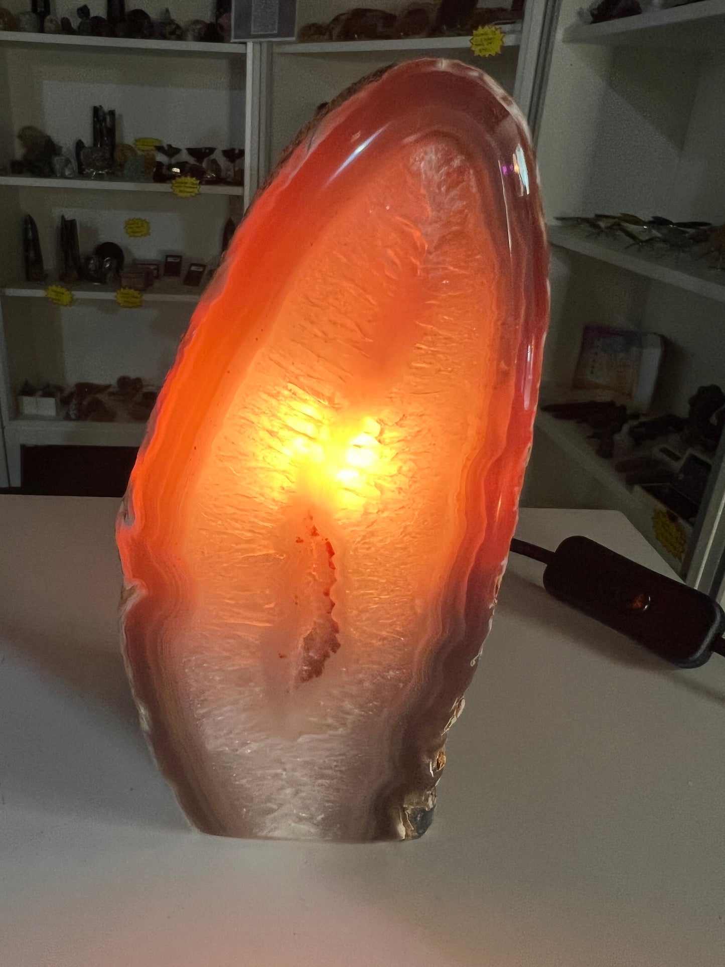 Agate Crystal Lamp