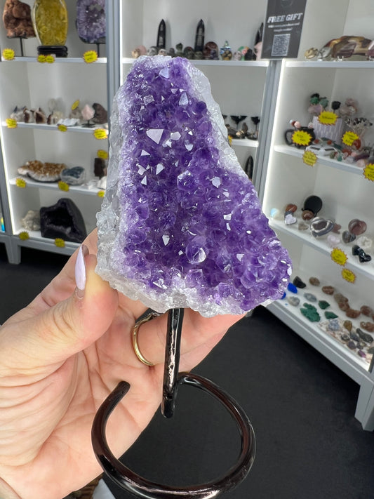 Amethyst Cluster on Stand