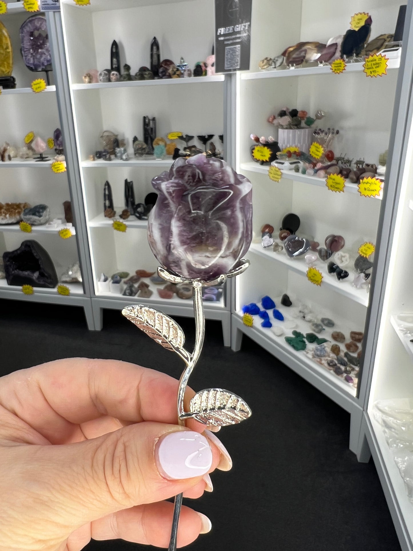 Chevron / Dream Amethyst Forever Rose