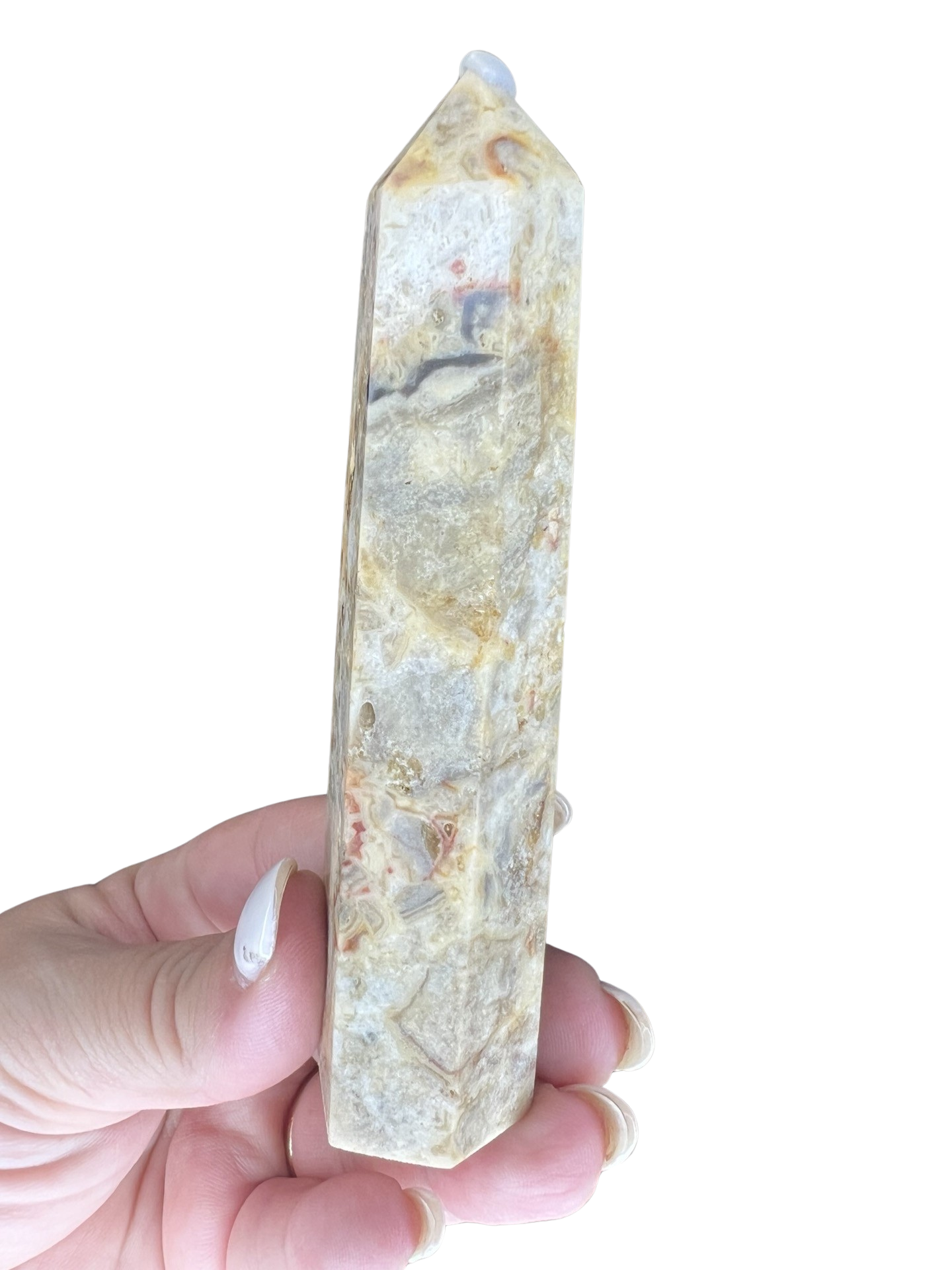 Crazy Lace Agate Tower