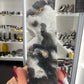Moss Agate Druzy Tower