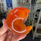 Geode Carnelian Sphere with Stand