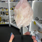 Rose Quartz Point on Stand