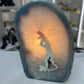 Blue Agate Lamp
