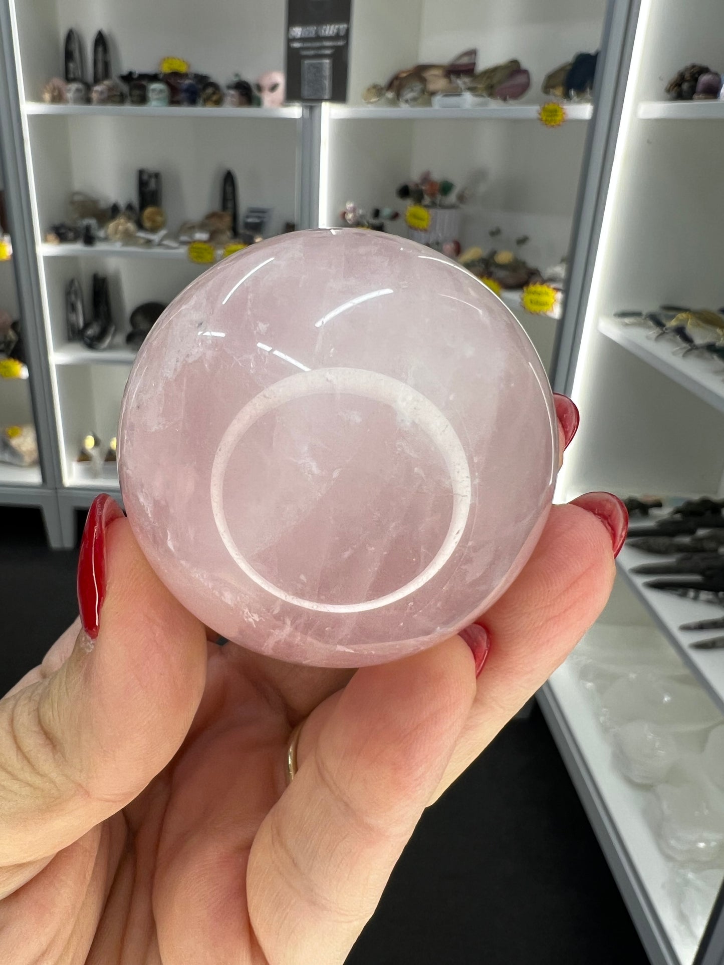 Rose Quartz Sphere with Stand
