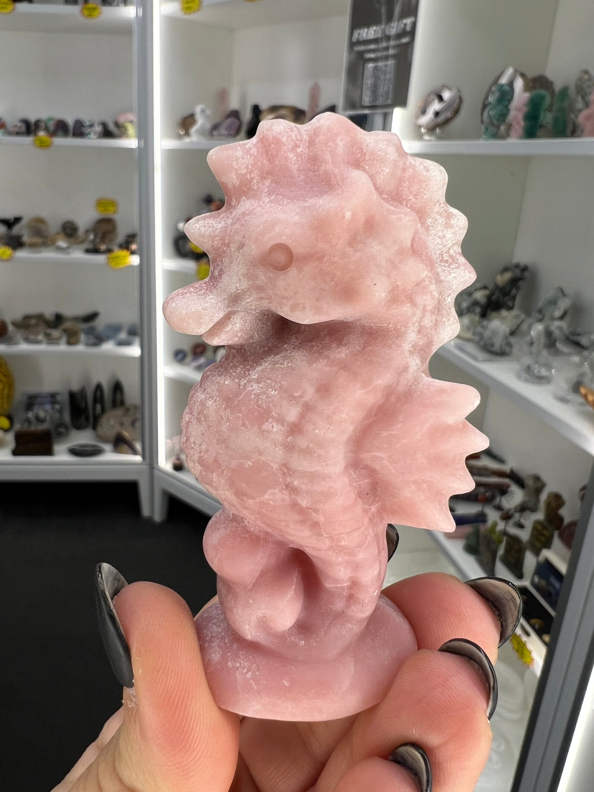 Pink Opal Seahorse