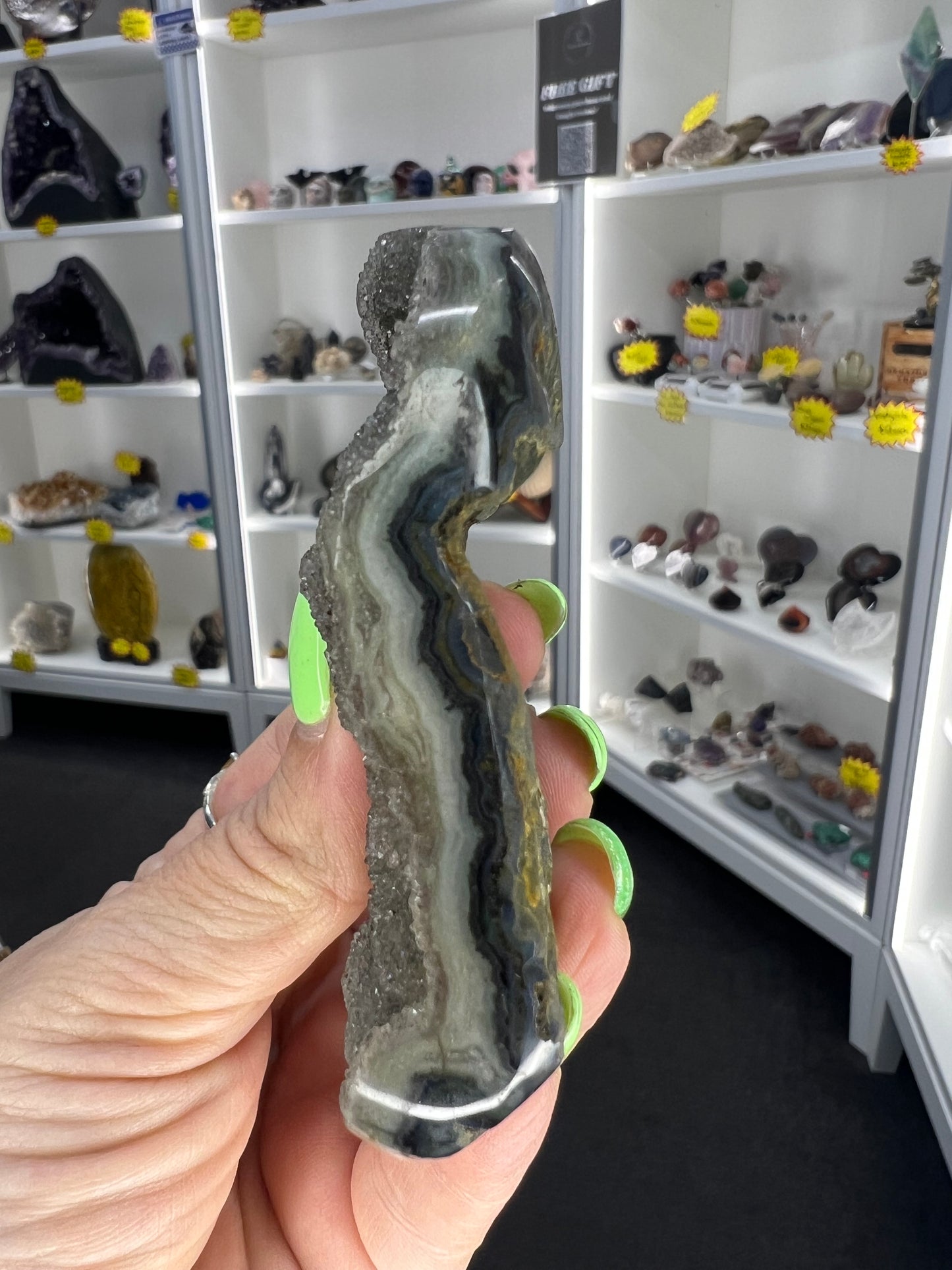 Black Amethyst Cluster