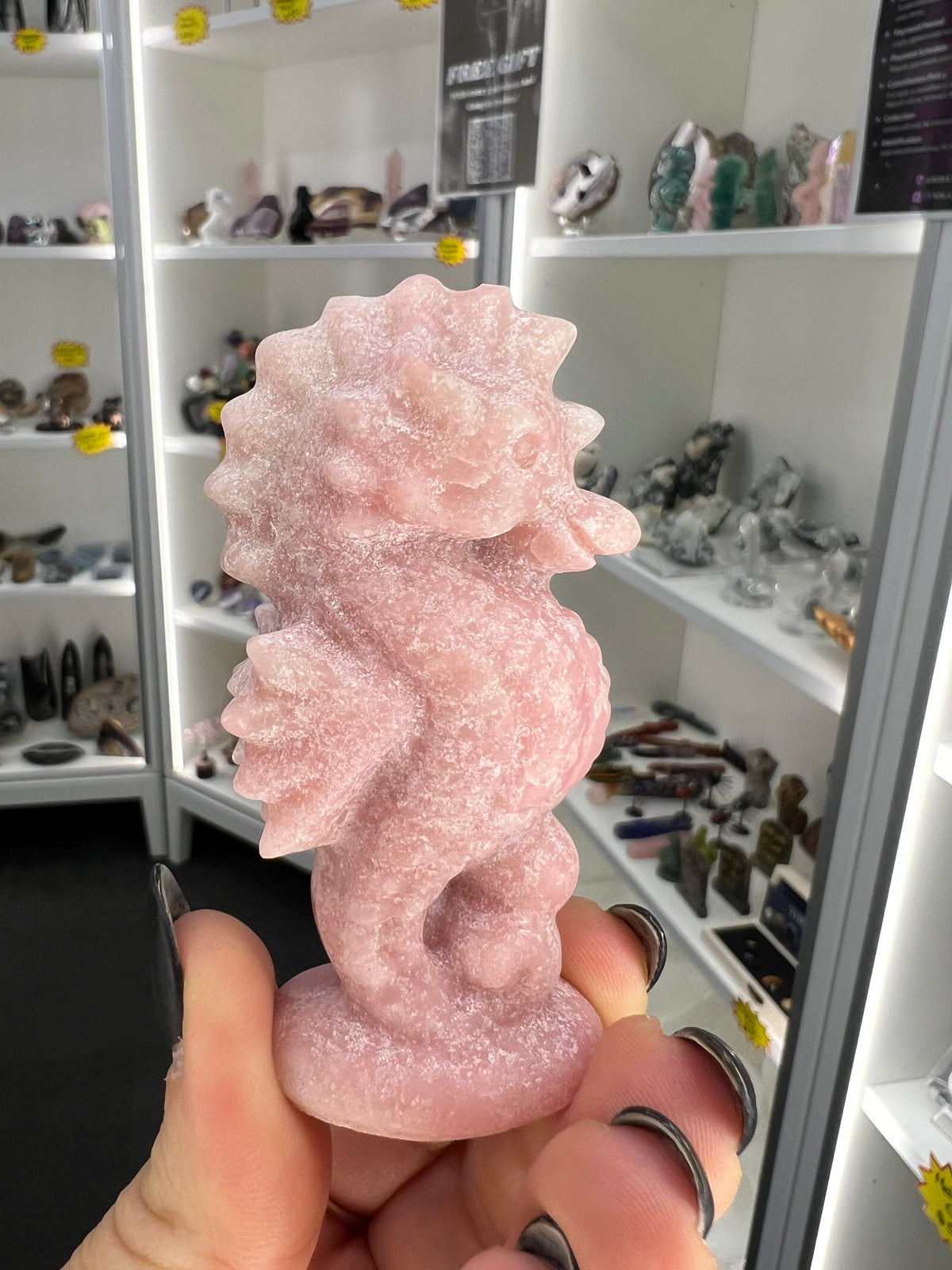 Pink Opal Seahorse