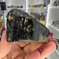 Black Tourmaline with Golden Mica Specimen