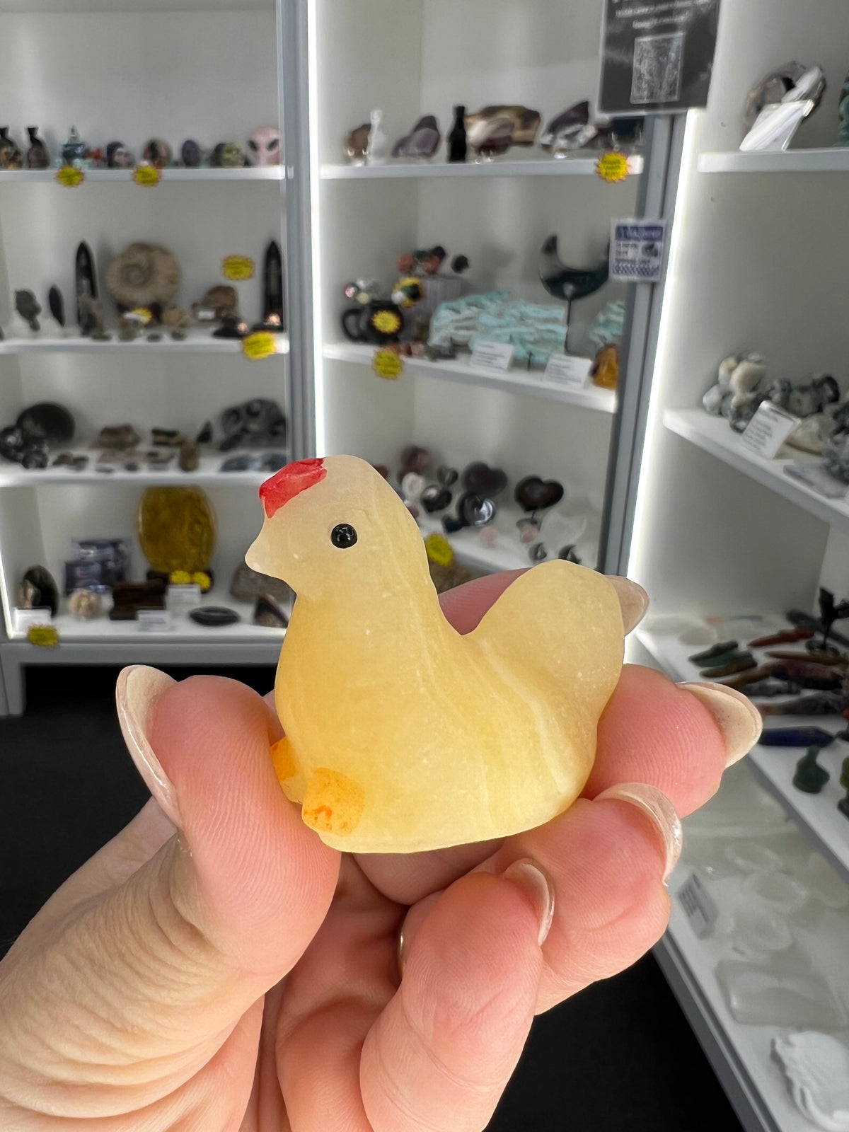 Yellow Calcite Chicken