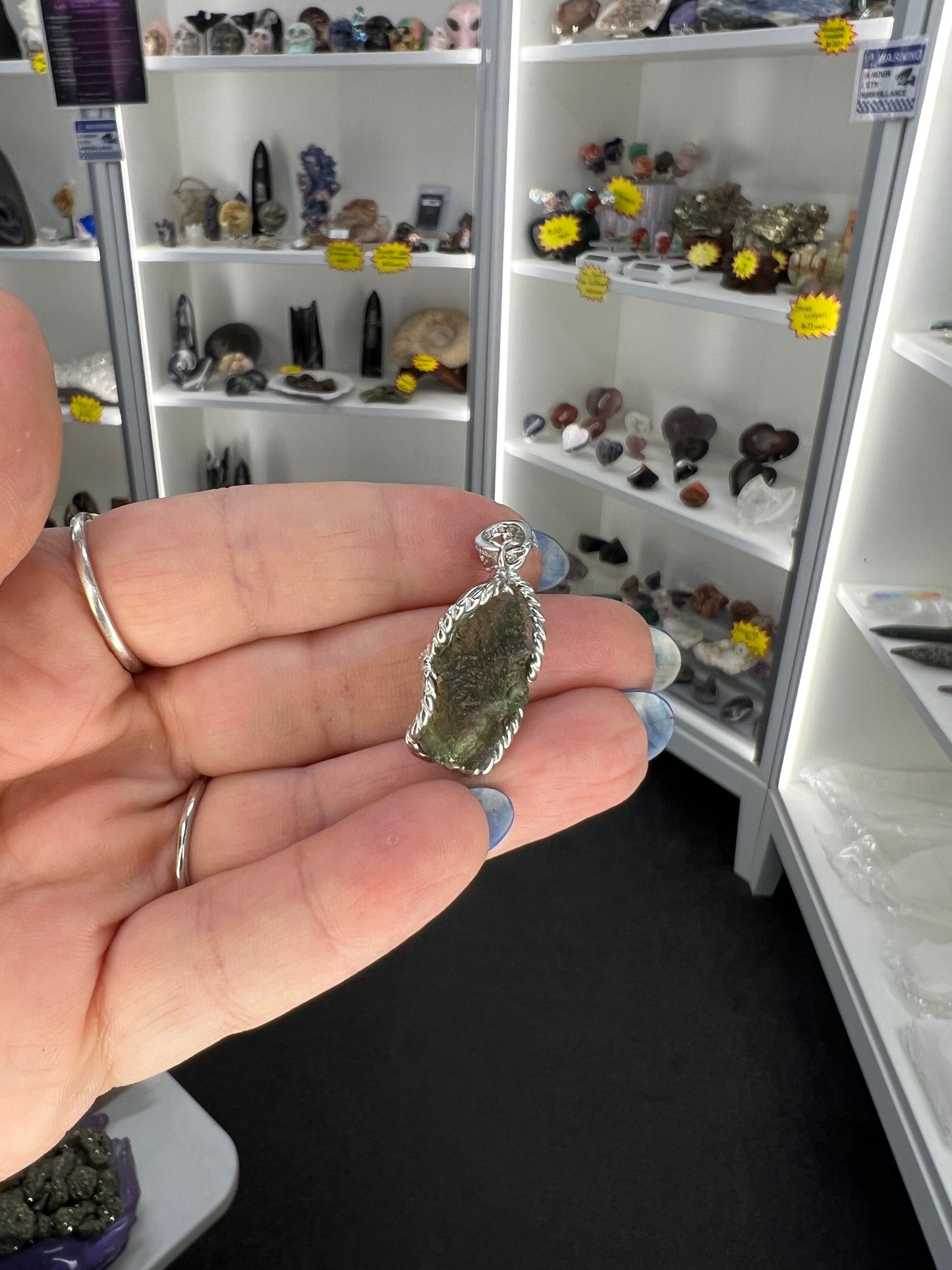 Moldavite Pendant with Authenticity Certificate