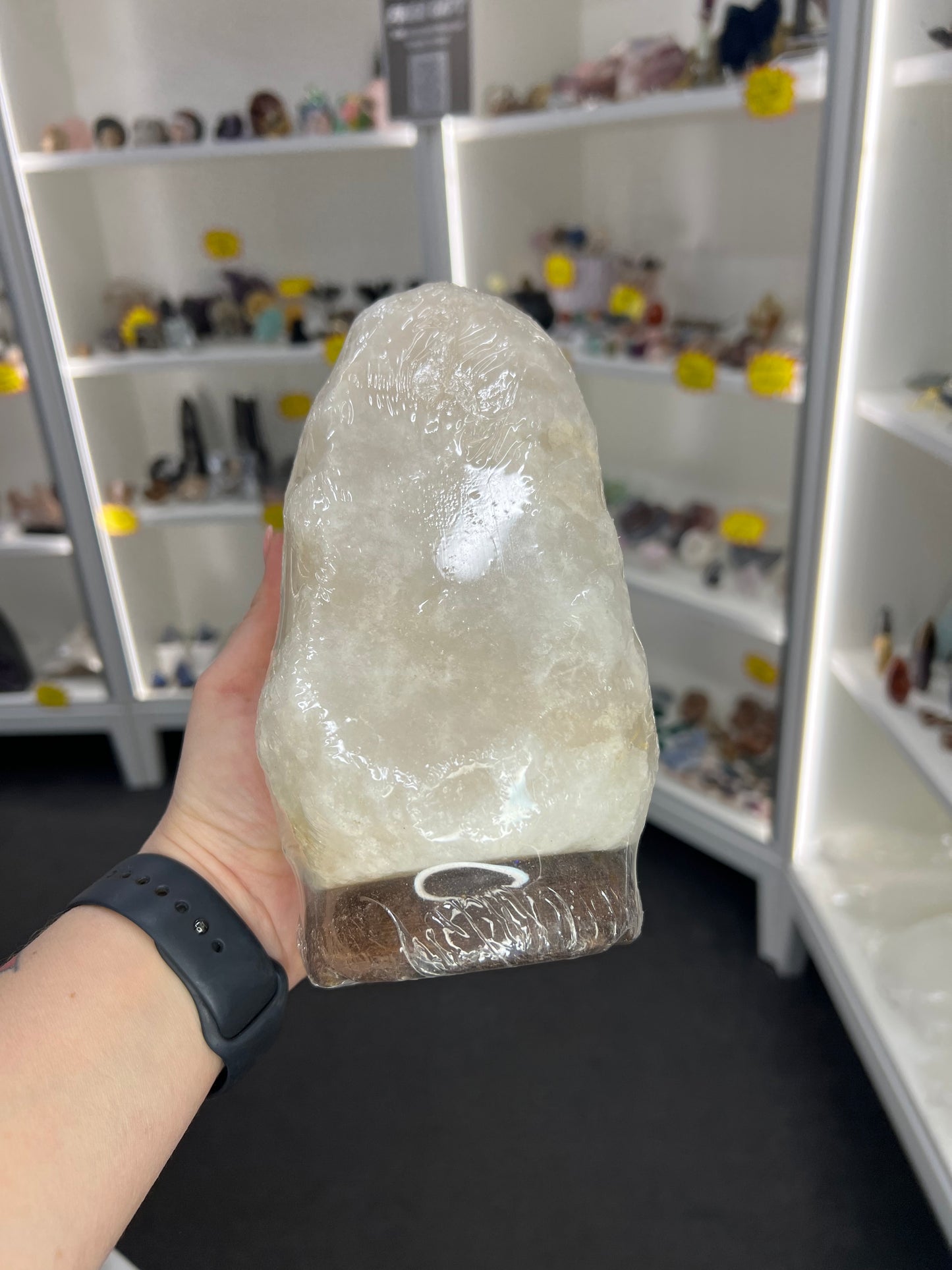 White Himalayan Salt Lamp