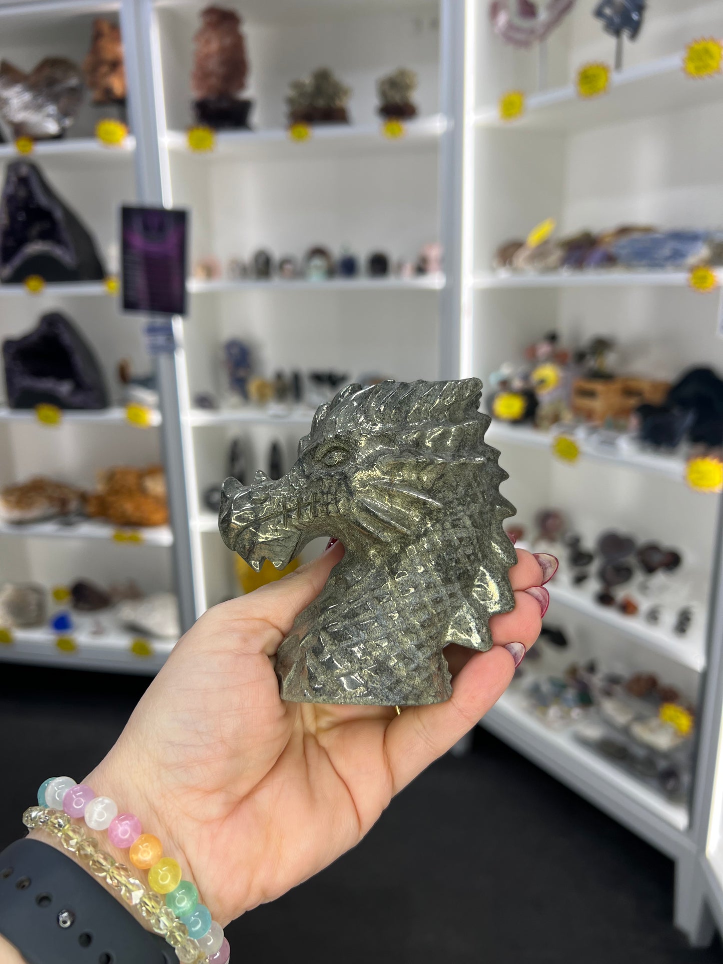 Pyrite Dragon Head