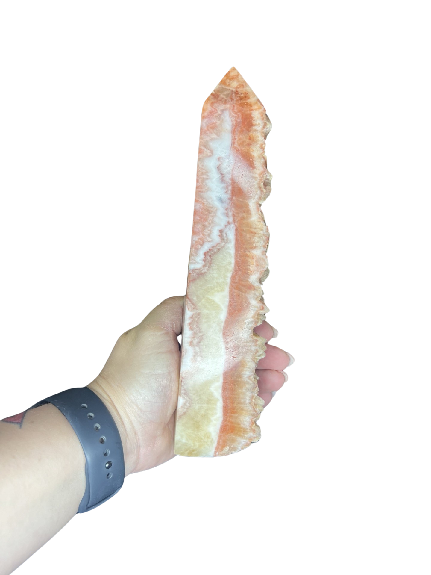 Red Calcite Tower