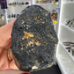 Black Tourmaline with Golden Mica Specimen