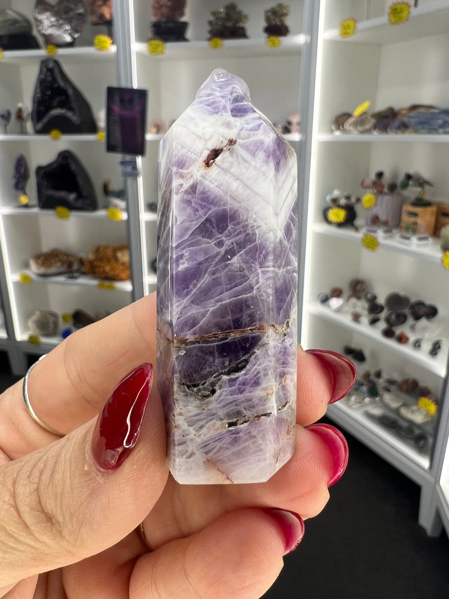 Chevron / Dream Amethyst Tower