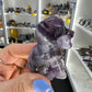 Amethyst Dog with Bone