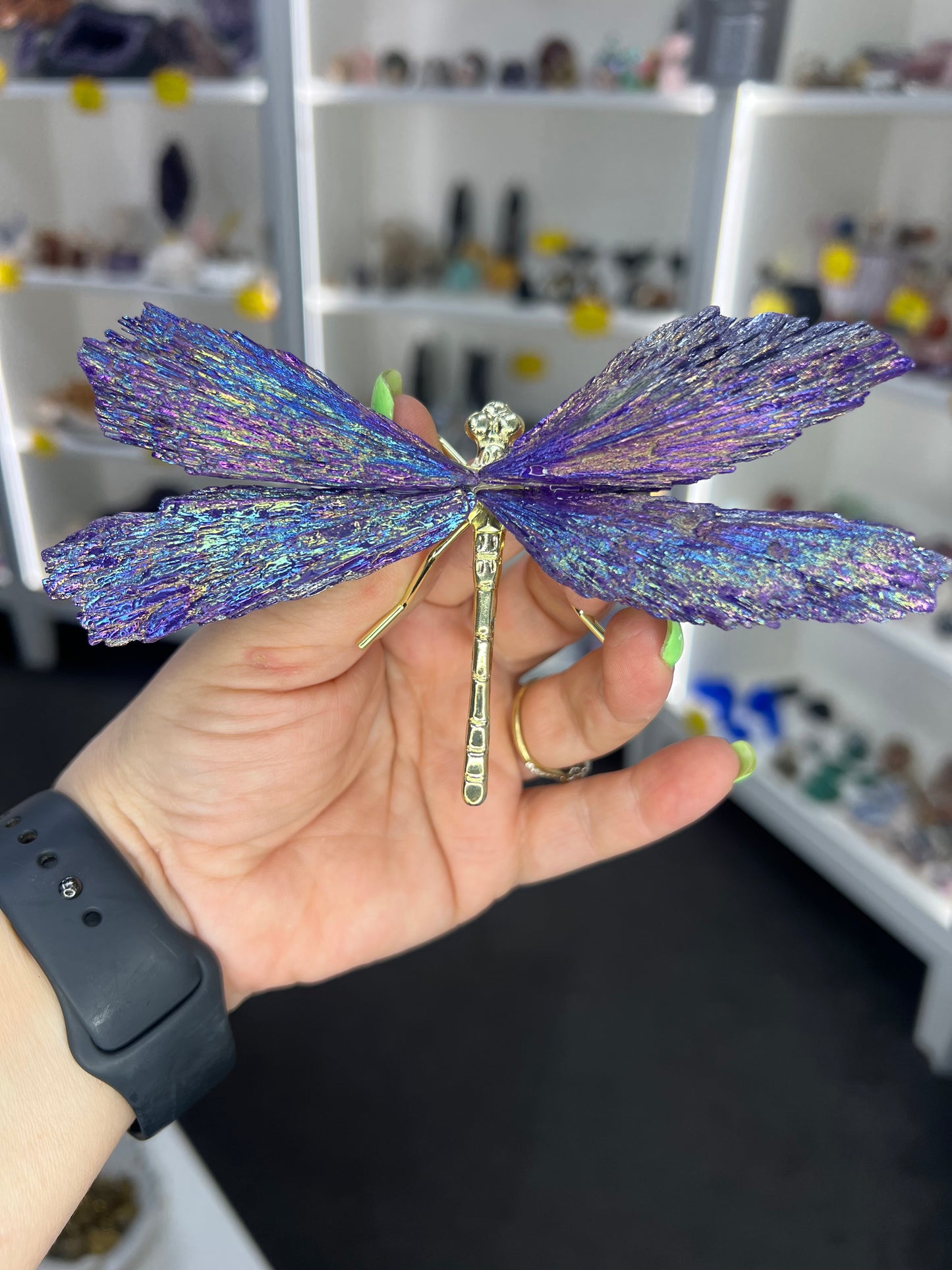 Aura Kyanite Dragonfly