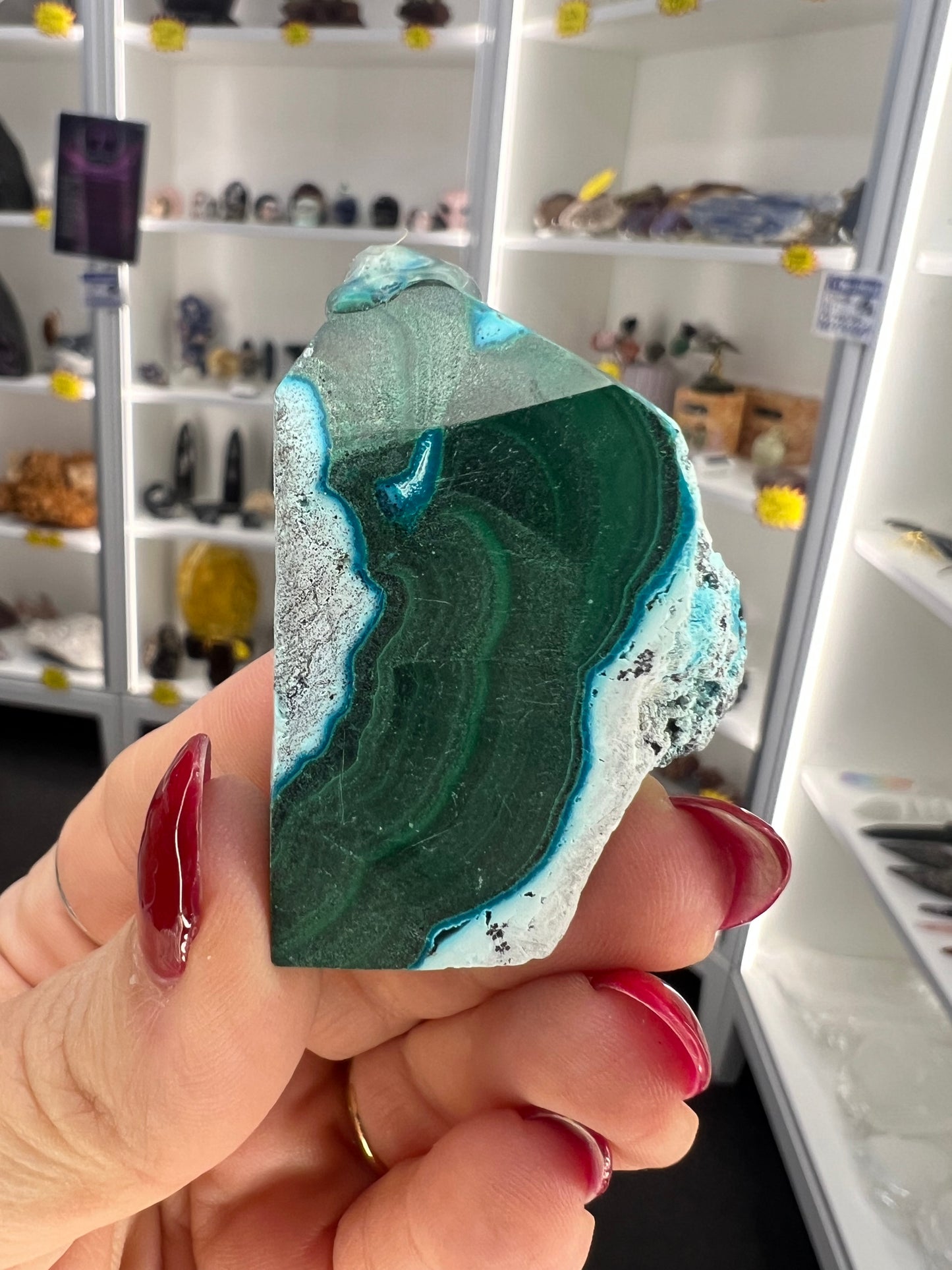 Malachite x Chrysocolla Point