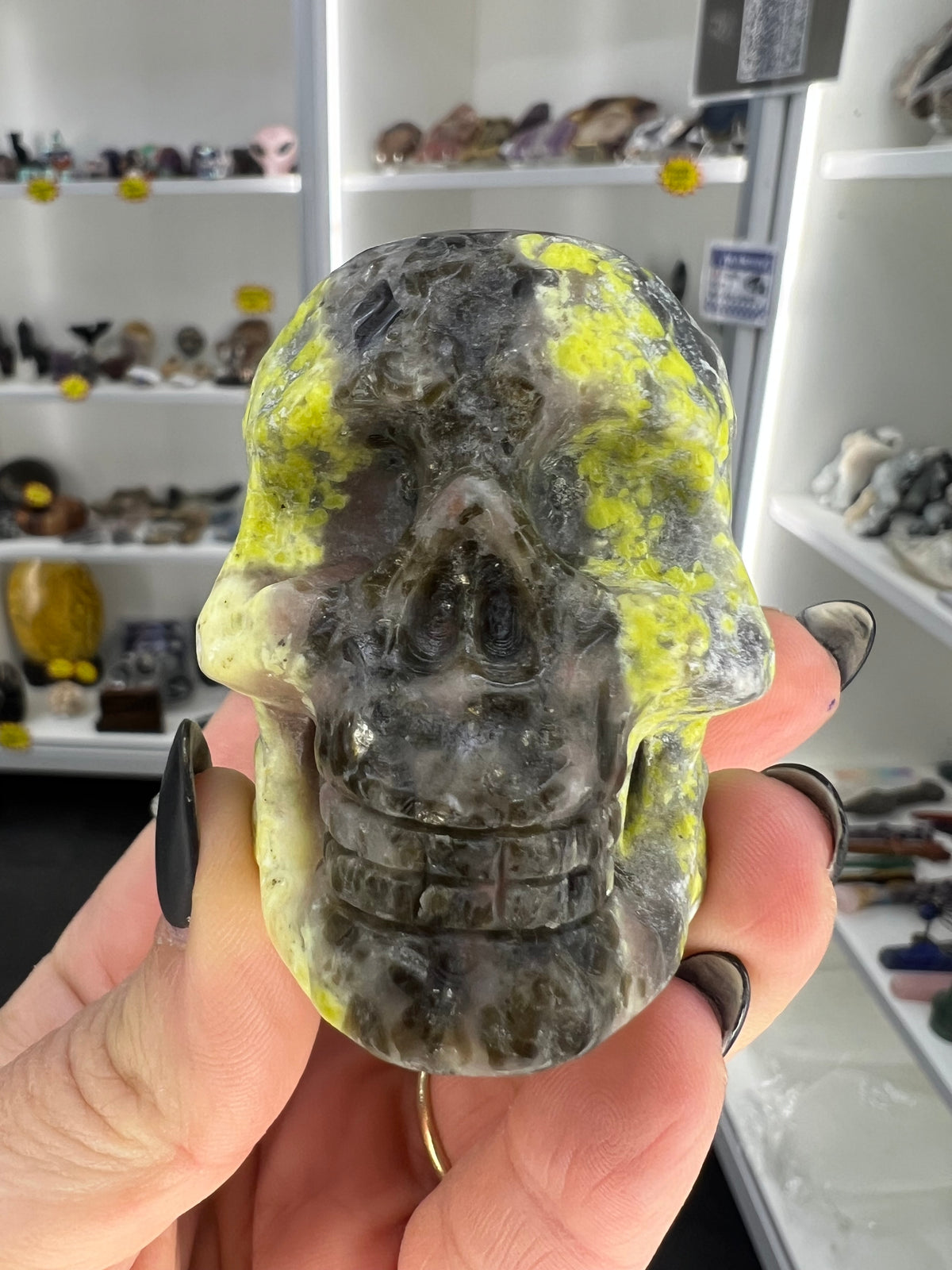 Plum Jade Skull