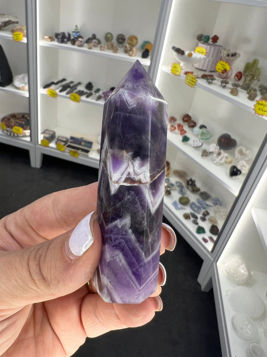 Chevron / Dream Amethyst Tower