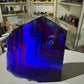 Black Fluorite Tower/Slab (UV Reactive)