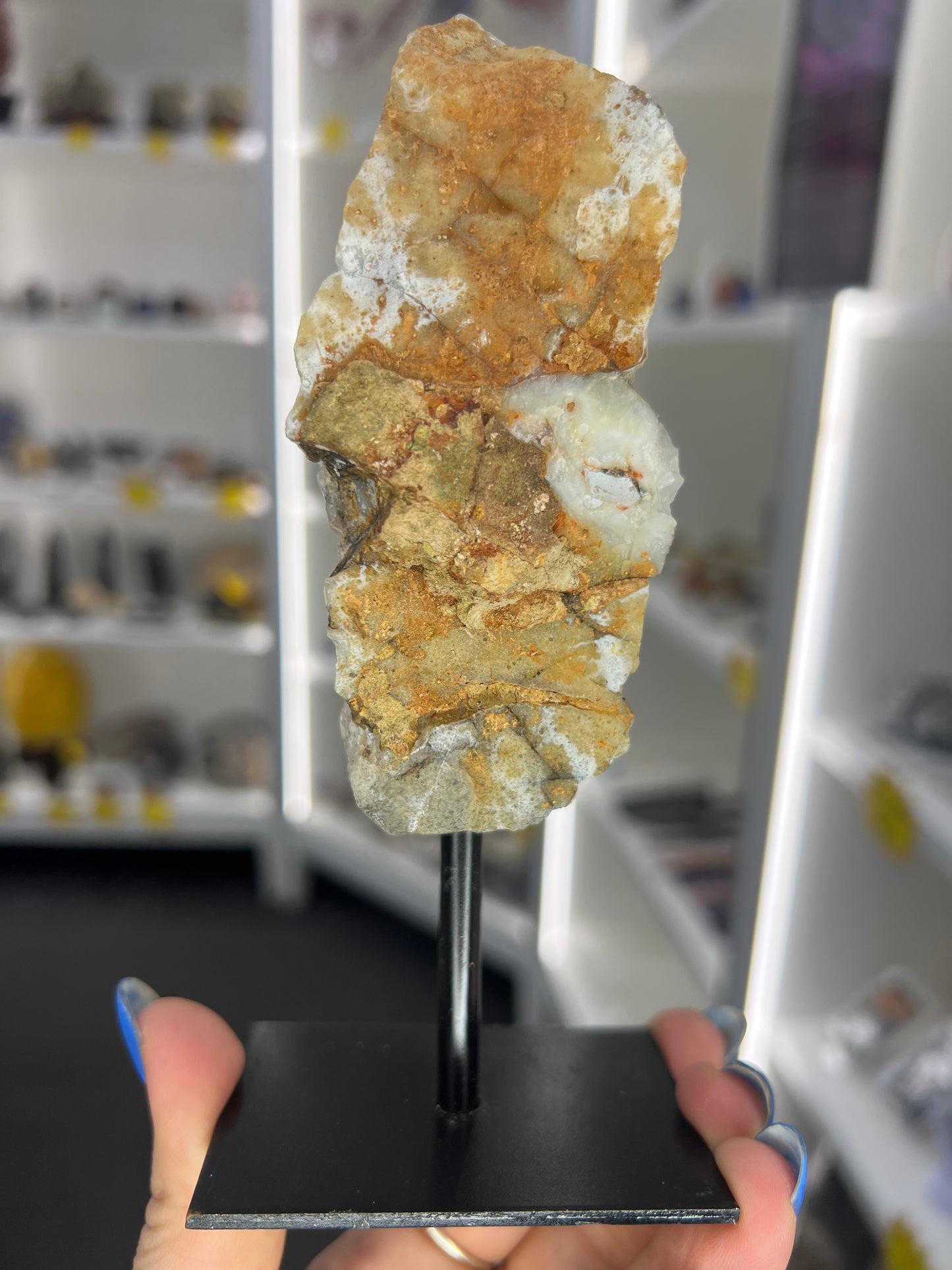 Citrine Cluster Specimen on Stand