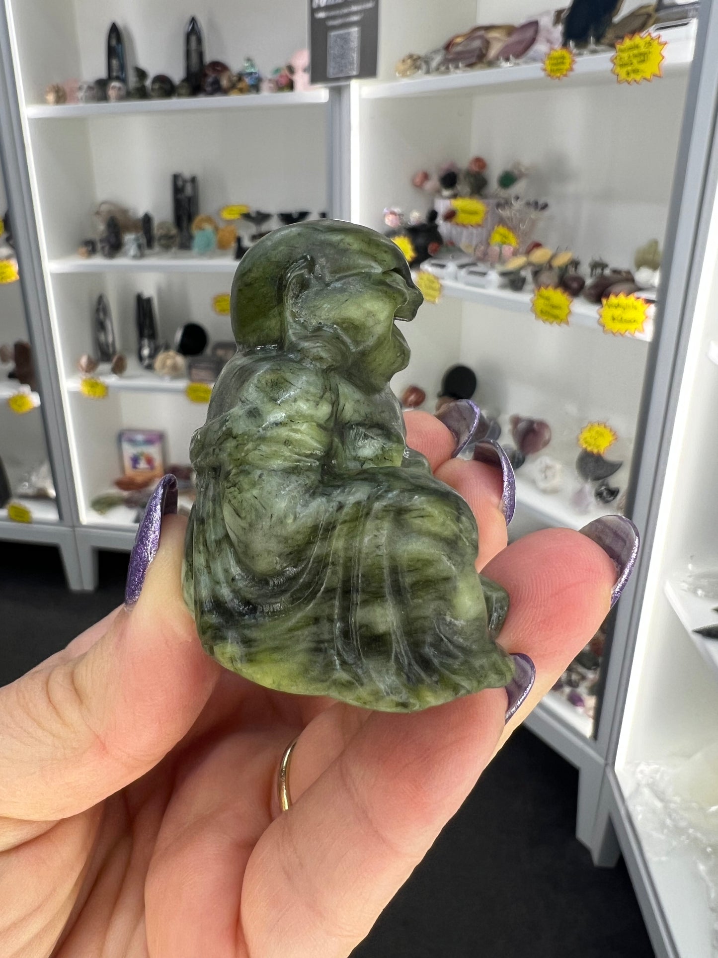Green Jade Buddah