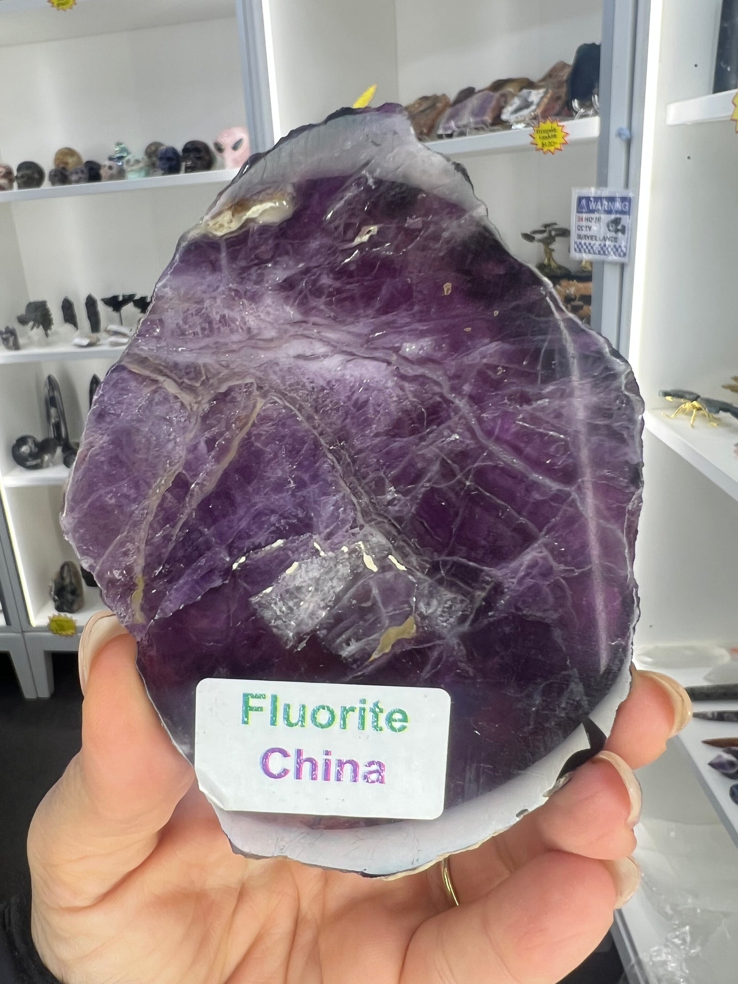 Fluorite Slab