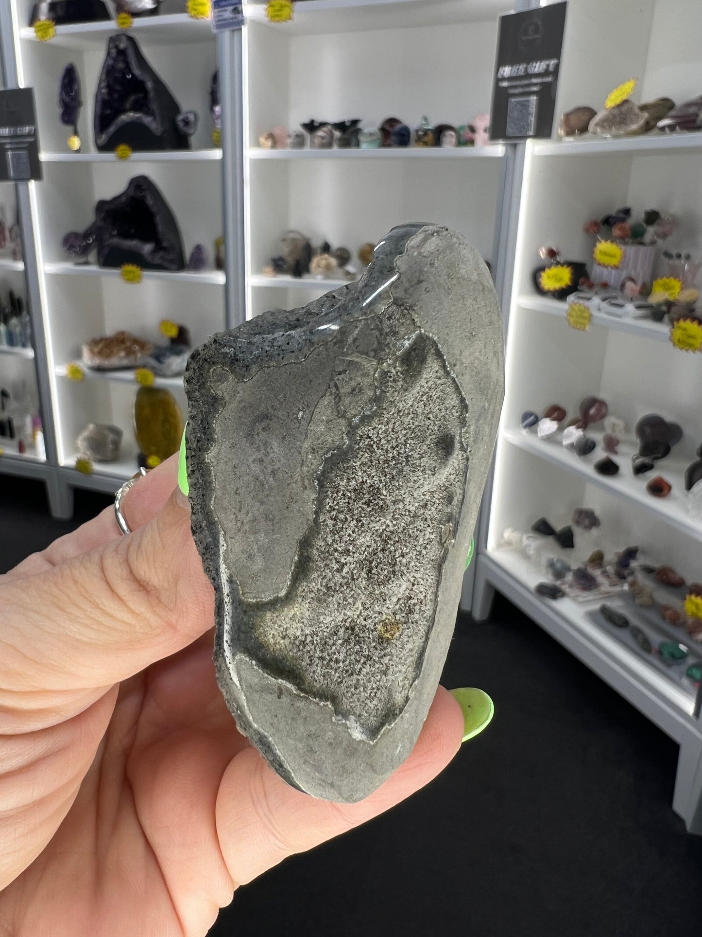 Black Amethyst Cluster