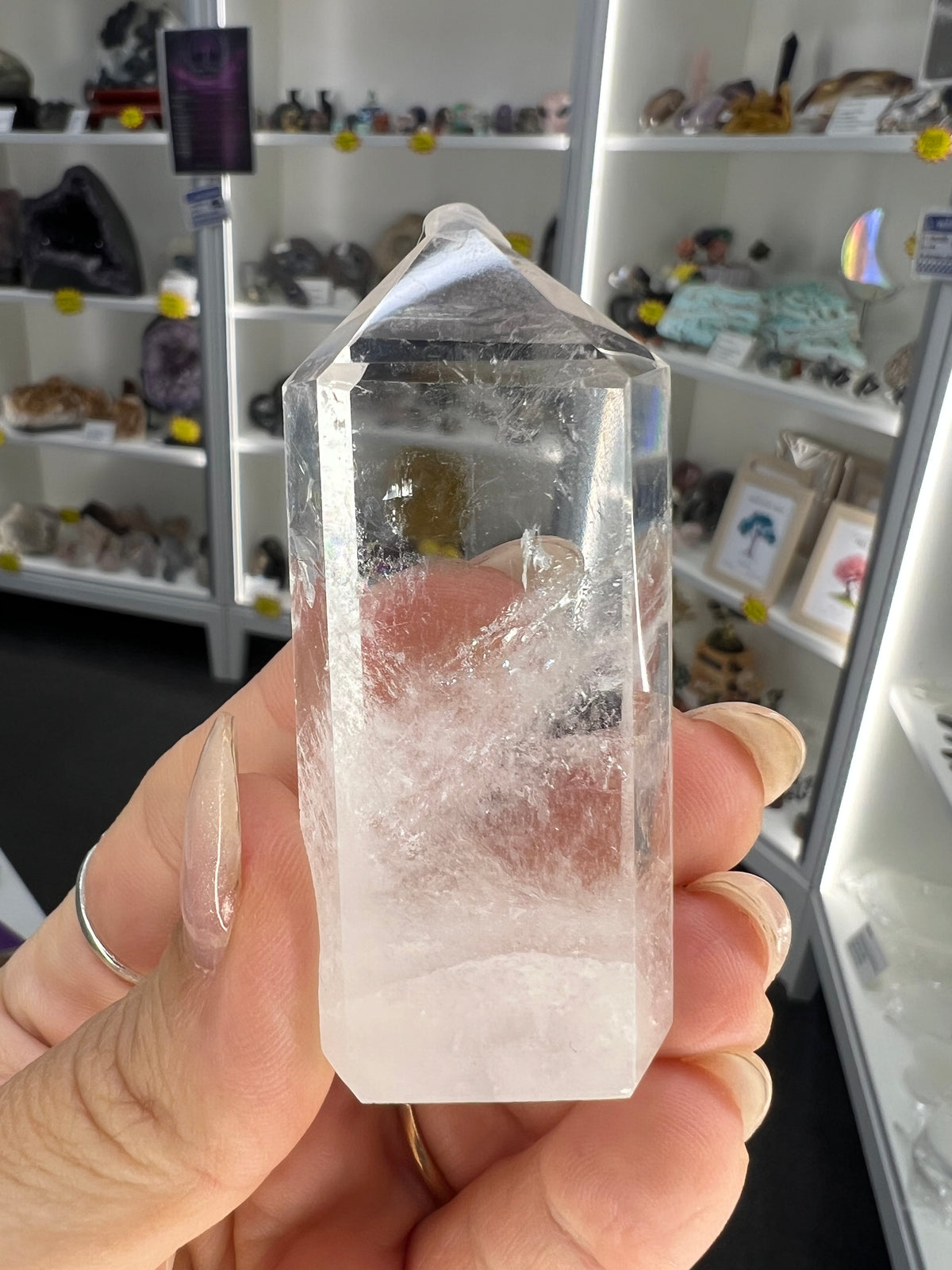 Clear Quartz Tower