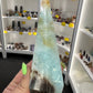 Caribbean Calcite Faceted Freeform