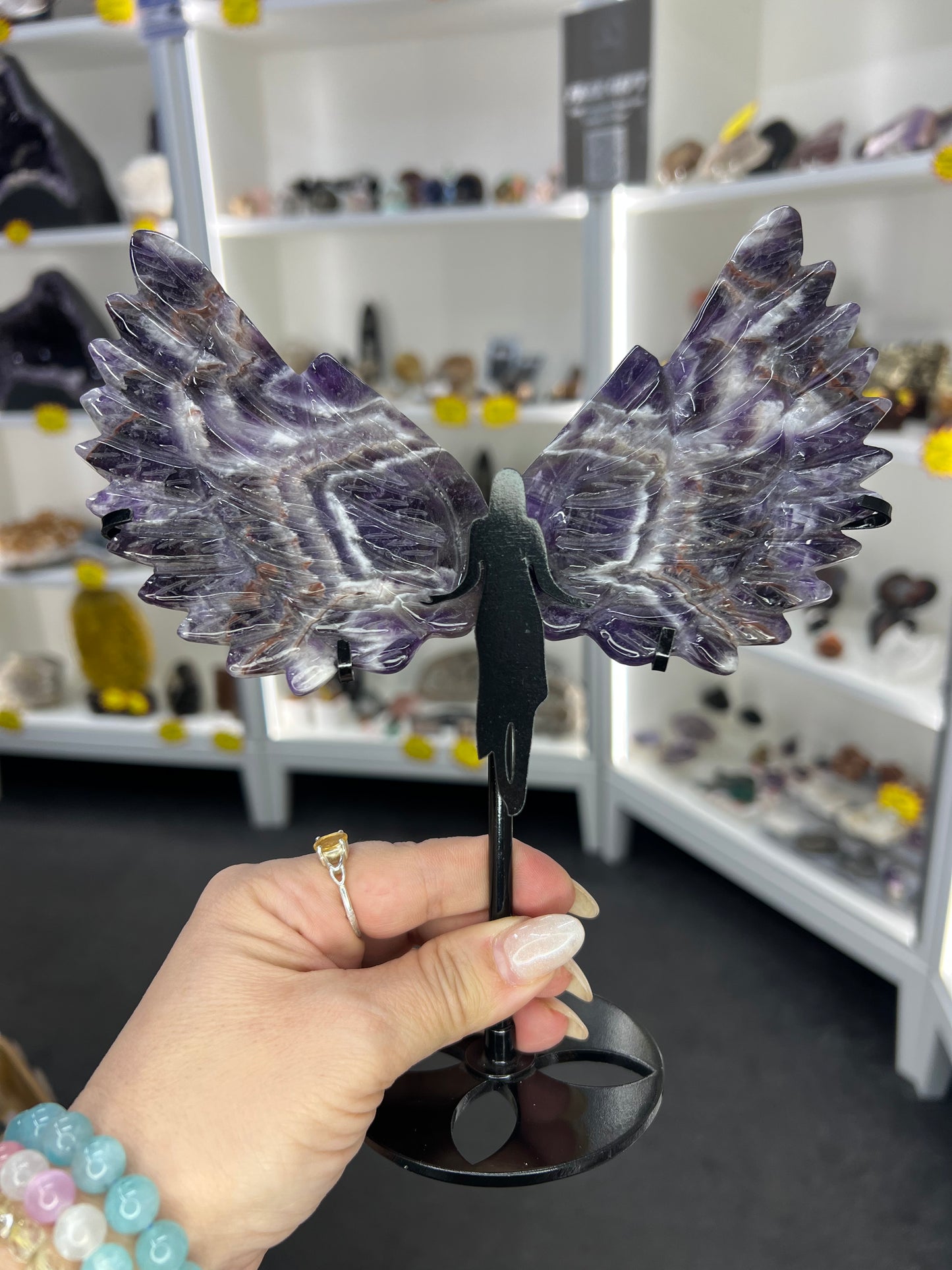 Chevron / Dream Amethyst Angel