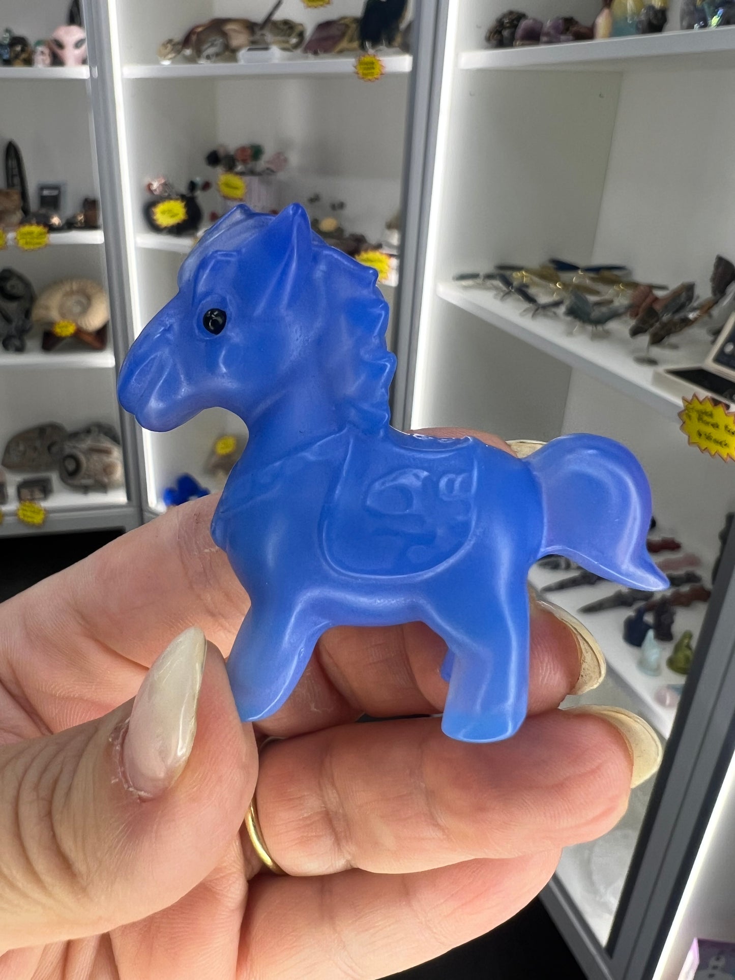 Blue Opalite Horse