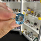 Blue Topaz Sterling Silver Ring (Size Adjustable)