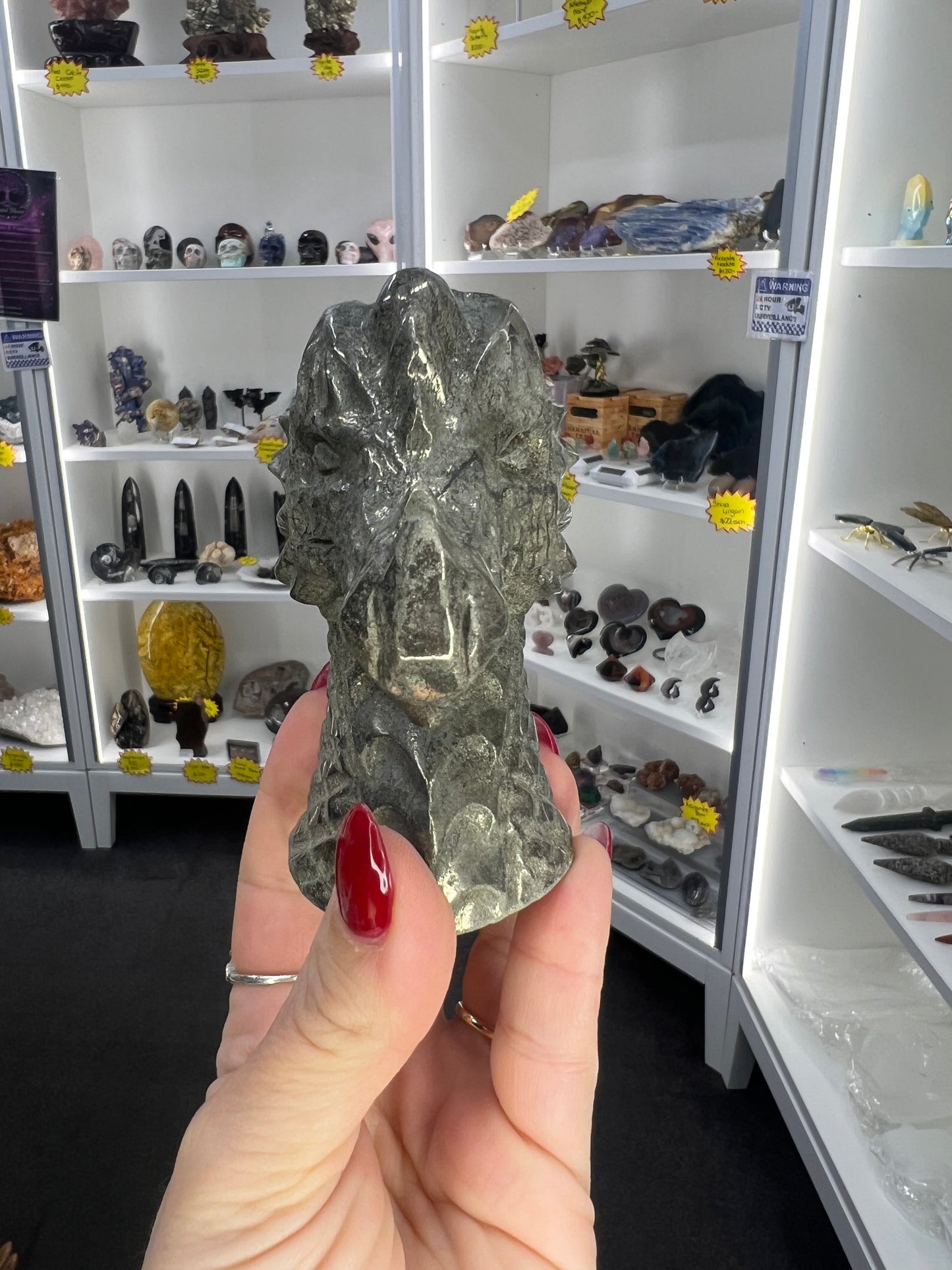 Pyrite Dragon Head
