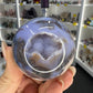 Blue Flower Agate Sphere on Stand