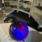 Black Fluorite Sphere on Stand (UV Reactive)