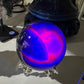 Black Fluorite Sphere with Stand